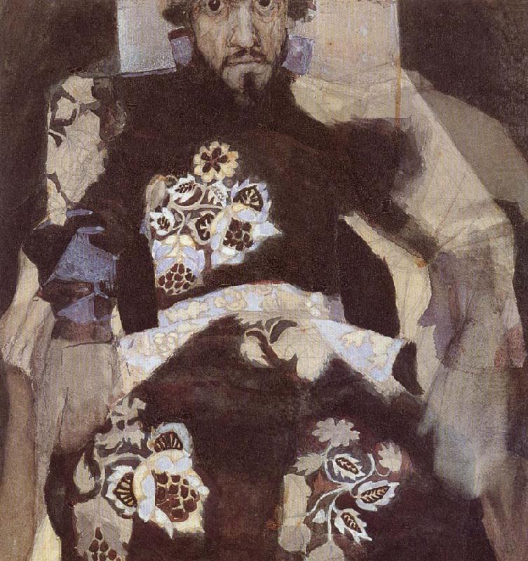 Mikhail Vrubel Portrait of a Man in period costume china oil painting image
